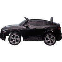 Kids Audi E-tron 12V Remote Control Ride-On Car - MP3, Lights, Black, Ages 3-5