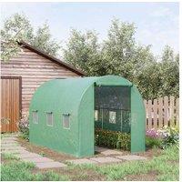 Outsunny Polytunnel Greenhouse, Green