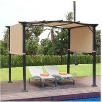 Outsunny Retractable Pergola Gazebo - Transform Your Garden into a Leisure Haven!