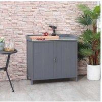 Outsunny Storage Shed W/ Potting Bench