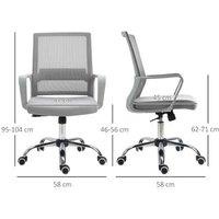 Vinsetto Grey Desk Chair