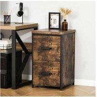 Vinsetto Industrial Cabinet - Brown
