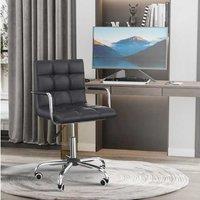 Vinsetto Adjustable Pu Office Chair - Grey