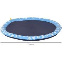 Pawhut Blue Pet Splash Pad Sprinkler