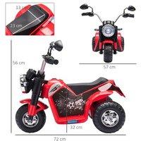 Kids Ride-On Electric Bike, Red