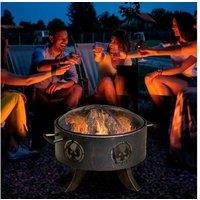 Outsunny Patio Fire Pit, Wood Burner