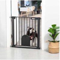 Black Pressure Fit Pet Gate Barrier