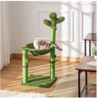 Cat Tree Activity W/ Scratch Post, Grey