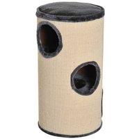 Plush Cat Tree, ?38X70H Cm, Beige/Grey