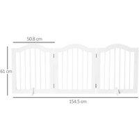 Pawhut Foldable Stepover Dog Gate