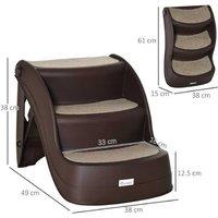 Pawhut Non-Slip Foldable Pet Stairs - A Step Up For Your Pet'S Comfort!