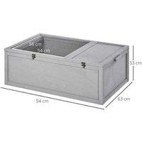 Premium Small Reptile Habitat - Stylish Grey