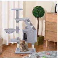 Kitten Scratching Cat Tree, Grey