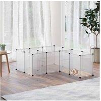 Pawhut White Diy Pet Playpen