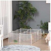 Pawhut Diy Pet Playpen, Plastic