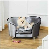 Pawhut Luxurious Pet Sofa With Storage For Small Dogs