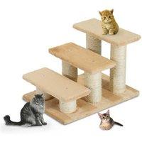 Pawhut Cream Pet Steps For Old Pets