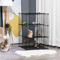 Pawhut Small Animal Cage - Black