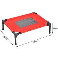 Pawhut Deluxe Elevated Camping Pet Bed