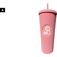 Cartoon Inspired Diamond Tumbler With Straw - 5 Colours