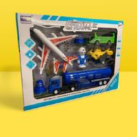 10pc City Traffic Transport Set