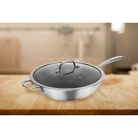 Stainless Steel Induction Non Stick Frying Pan With Lid