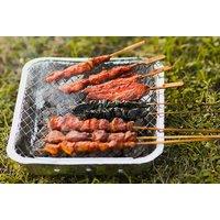 Portable Disposable Charcoal Grill - 60 Min Burn