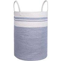 Woven Laundry Basket Stylish Storage - Cream