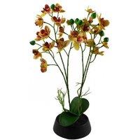 43Cm Pink Yellow Artificia Orchid Decor