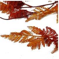 Artificial Hanging Plant Realistic 100cm Autumn Halloween Orange - Pack of 6