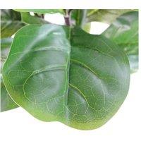 Chic 90cm Artificial Fiddle Fig Tree - Low Maintenance Indoor Plant