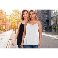 Women'S Plus Size Padded Camisole- 3 Colour Options