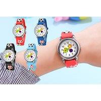 Kid'S Unique Cartoon Football Watch - Four Colour Options