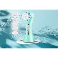 Electric Rechargeable 5 In 1 Facial Cleansing Brush With 3 Modes