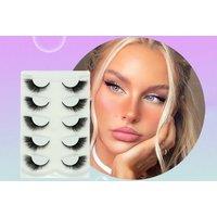 5 Pairs Of False Eyelashes - 7 Styles