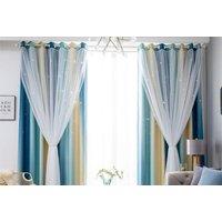 Double Layer Blackout Curtains - 5 Colours & 2 Sizes!