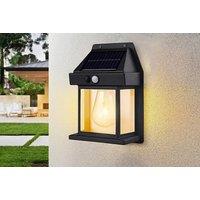 Outdoor Solar Lantern Wall Light - Black Or White!