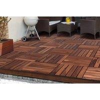 Acacia Wood Decking Tiles