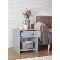 Country Style Living Room Furniture Set - Solid Wood Storage, TV Stand, Nesting Tables, Modern Rustic Finish