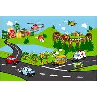 Kids Toy City Traffic Play Mat!