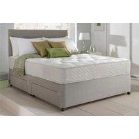 Divan Bed Frame With Memory Foam Mattress & Optional Drawers
