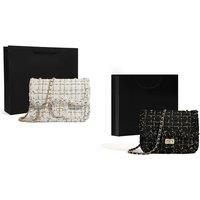 Textured Gucci Inspired Shoulder Bag - Black Or White!