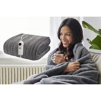 Large Electric Blanket Heated Throw - 2 Colours & 2 Sizes!