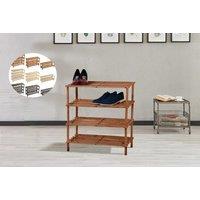 Wooden Shoe Rack In 3 Sizes And 3 Colours