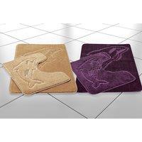 Anti Slip Absorbent Bath Mat Set In 20 Colours