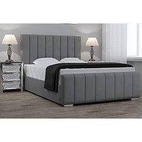 Luxury Linear Panel Upholstered Bed With All Size & Mattress Options