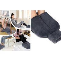 Large Capacity Giant 2L Foot Warmer Hot Water Bottle - Grey