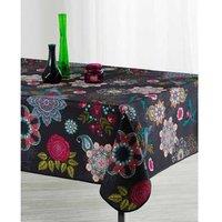 Stain Resistant Tablecloth Happy Flowers