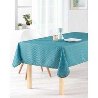 Stain Resistant Blue Roman Tablecloth