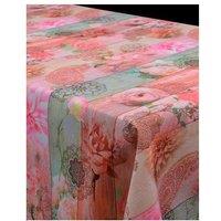 Stain Resistant Tablecloth - Elegant Pink Roses
